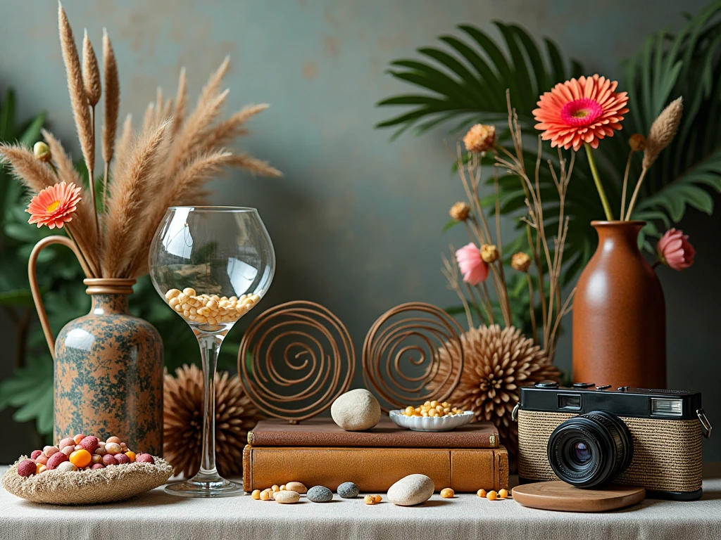 Artisanshboutiqu valokuvausprojekti luovalla asetelmalla